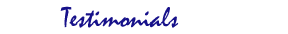Testimonials