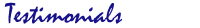 Testimonials